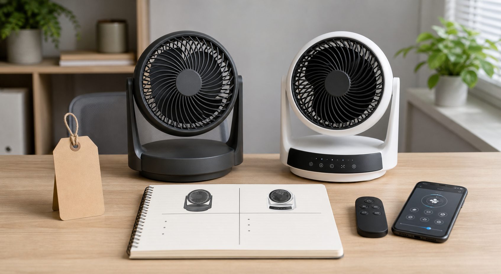 レイコップ AIRLICOとSwitchBot スマートサーキュレーター 2 Proの違いを比較するイメージ