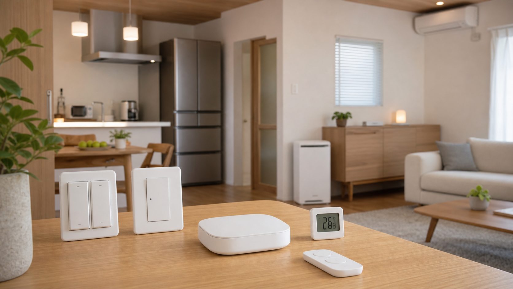 複数の家電をまとめて遠隔操作できるスマートホームセット