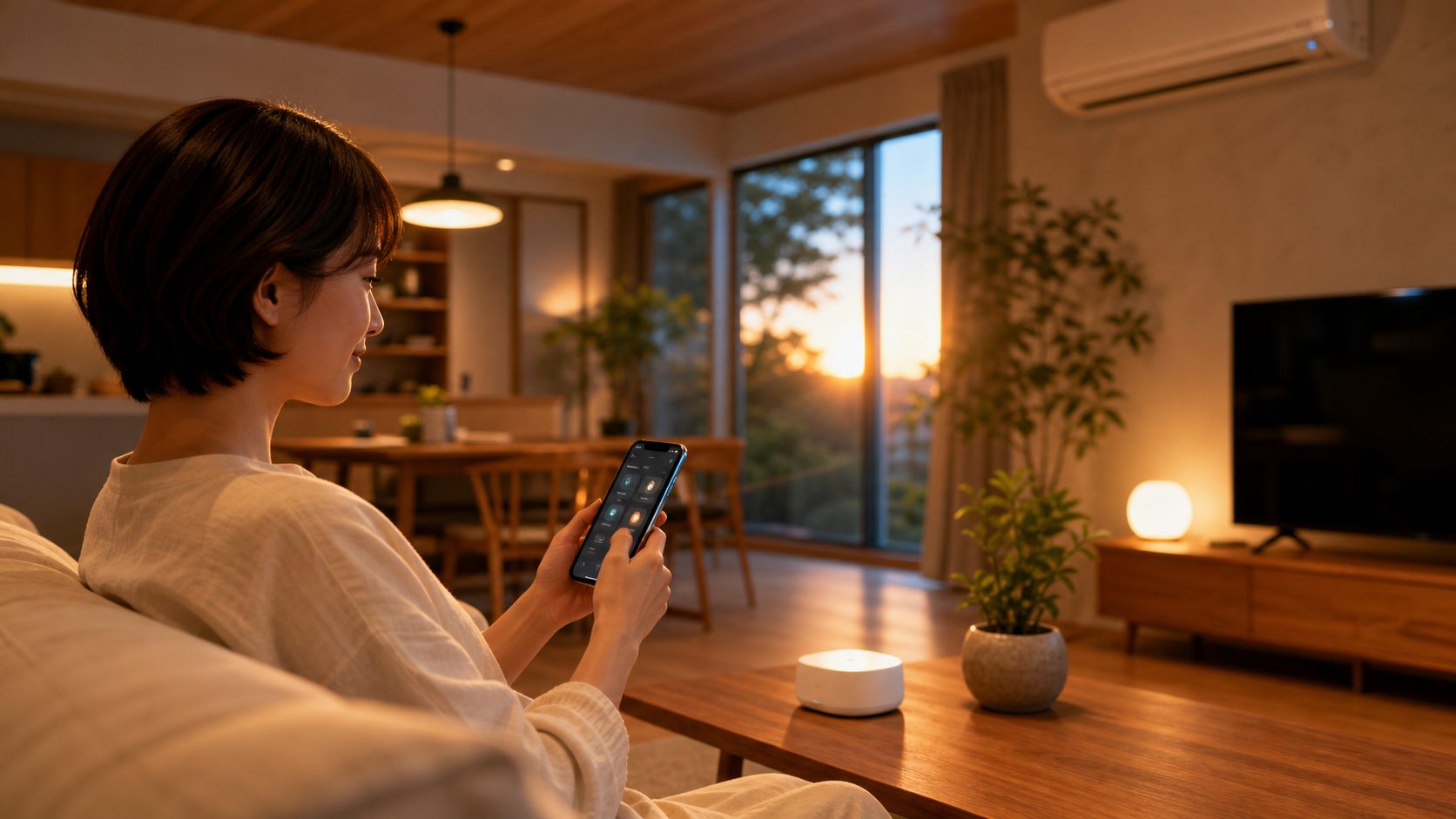 用途に合わせてスマートホームセットを選ぶ快適なリビング